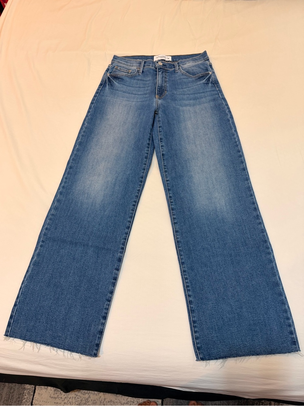 Just Black Denim flare jeans Flare Leg Jeans in Blue Waist 28